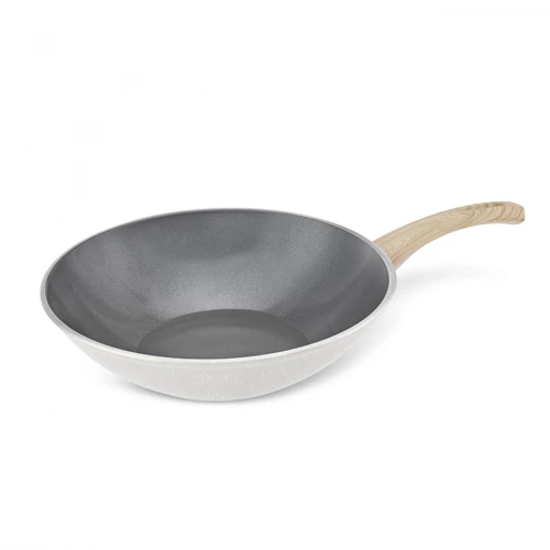 Karaca X Refika Birgül Swiss Crystal Creamy Wok Tava 28 Cm