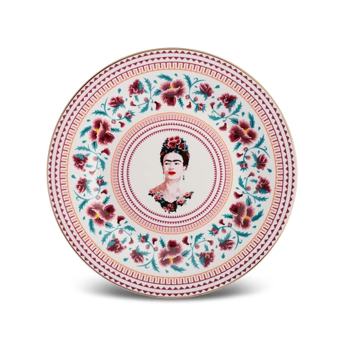 Karaca Frida Kahlo 6 Parça Porselen Pasta Seti 19 Cm