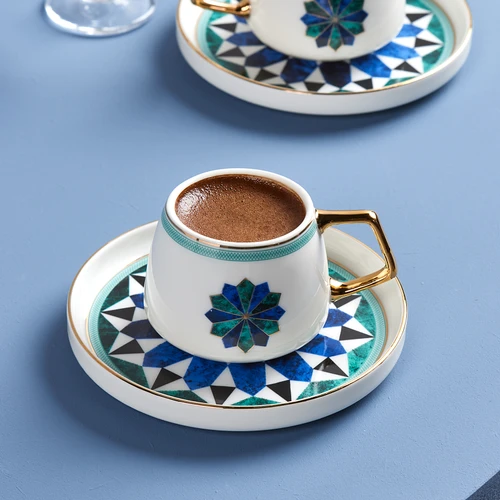 Karaca Roman 2 Kişilik Kahve Fincan Takımı 90 ml