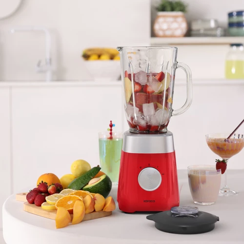 Karaca Multiblend Smoothie Blender Kırmızı 1000w