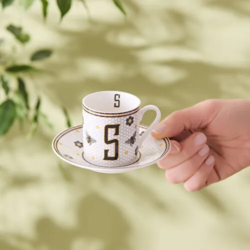 Karaca S Harfli Kahve Fincanı 80 ml Karaca S Harfli Kahve Fincanı 80 ml