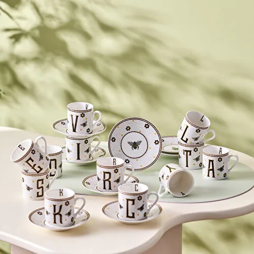 Karaca S Harfli Kahve Fincanı 80 ml Karaca S Harfli Kahve Fincanı 80 ml