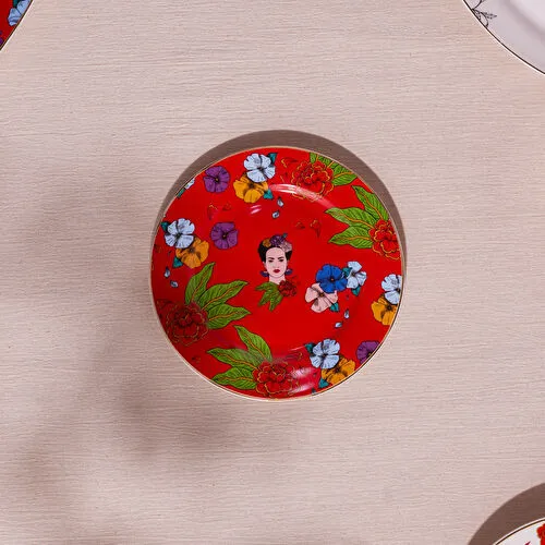 Karaca Frida Pasta Tabağı Kırmızı 19 Cm