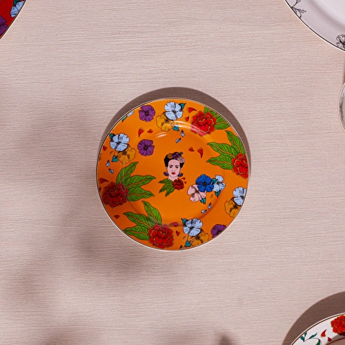 Karaca Frida Pasta Tabağı Turuncu 19 Cm
