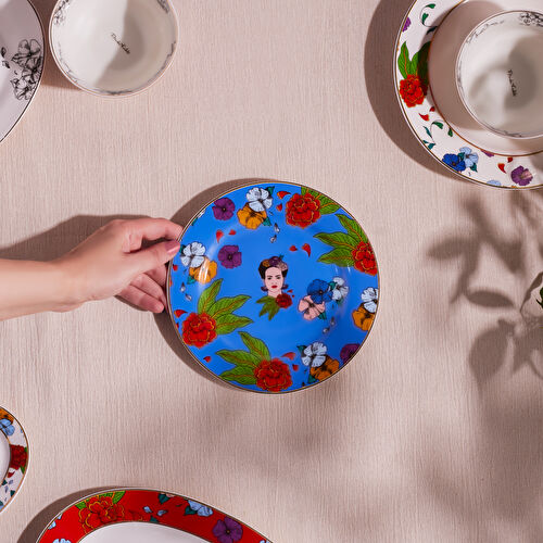Karaca Frida Pasta Tabağı Mavi 19 Cm