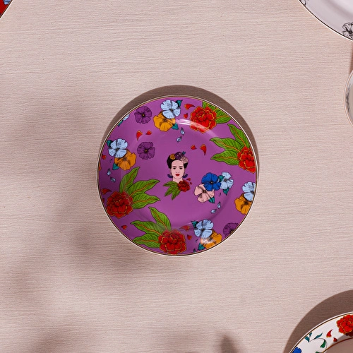 Karaca Frida Pasta Tabağı Mor 19 Cm