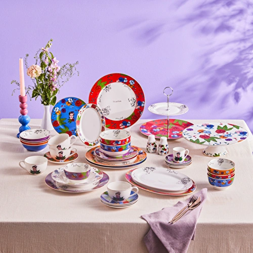 Karaca Frida Pasta Tabağı Mor 19 Cm