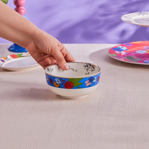 Karaca Frida Noodle Kase Mavi 14 Cm