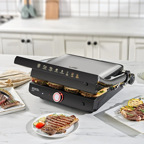 Karaca Robotoast Meat Sear 8 Kişilik Döküm Grill Tost Makinesi