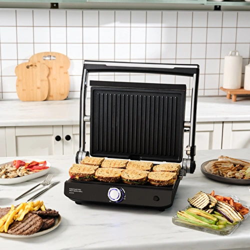 Karaca Robotoast Meat Sear 8 Kişilik Döküm Grill Tost Makinesi
