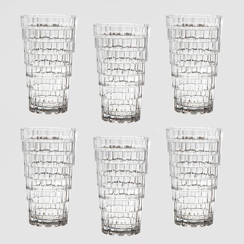 RCR Stack 6'lı Meşrubat Bardağı Seti 390 ml