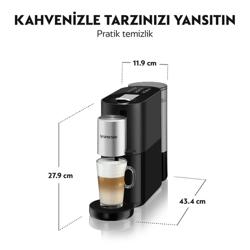 Nespresso S85 Atelier Süt Çözümlü Kahve Makinesi 