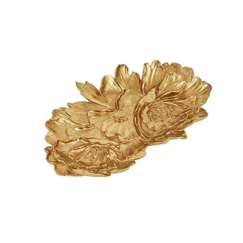 Karaca Home Lianca Dekoratif Tabak Gold 26x16 cm