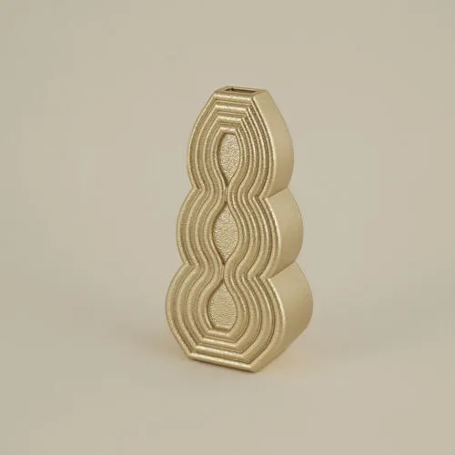 Karaca Home Vendi Vazo Gold 11,5X7,5x23,5 Cm Karaca Home Vendi Vazo Gold 11,5X7,5x23,5 Cm