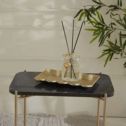 Karaca Home Vendi Dekoraif Tabak Gold 24X15 Cm