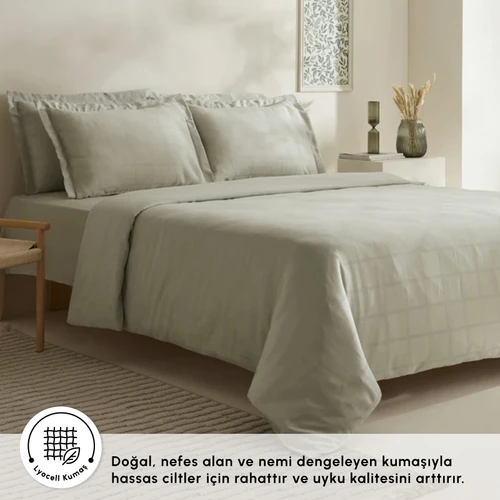 Karaca Home Royale King Size Nevresim Takımı Adaçayı