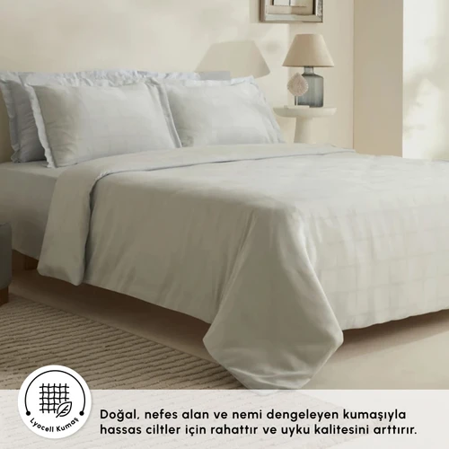 Karaca Home Royale Çift Kişilik Nevresim Takımı Açık Mavi 