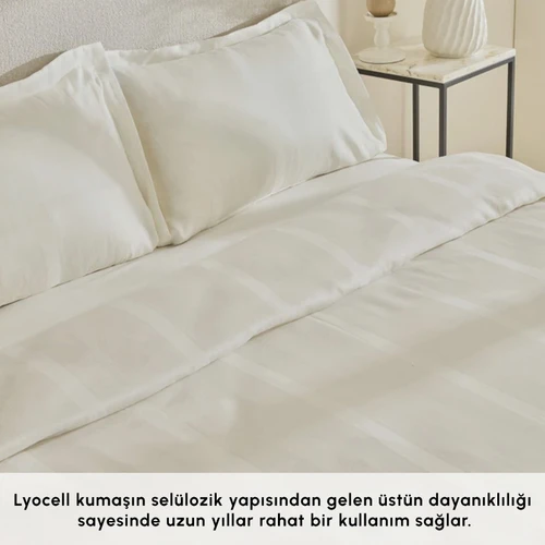 Karaca Home Alvin King Size Nevresim Takımı Beyaz