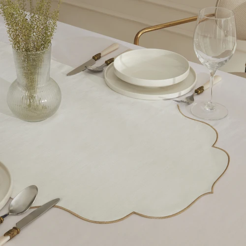 Karaca Home Pera Runner Gold 45x145 cm