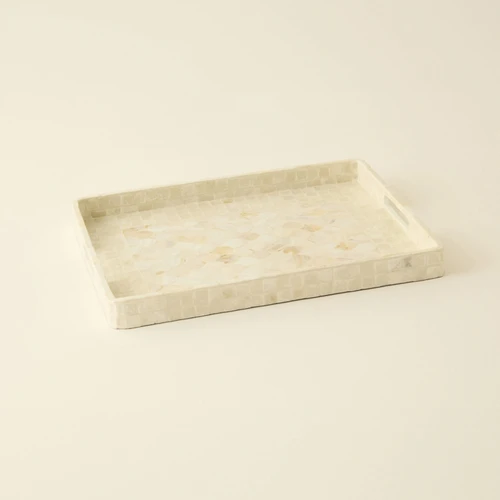 Karaca Home Carrie Dekoratif Tepsi 39x29 5x3.5 cm
