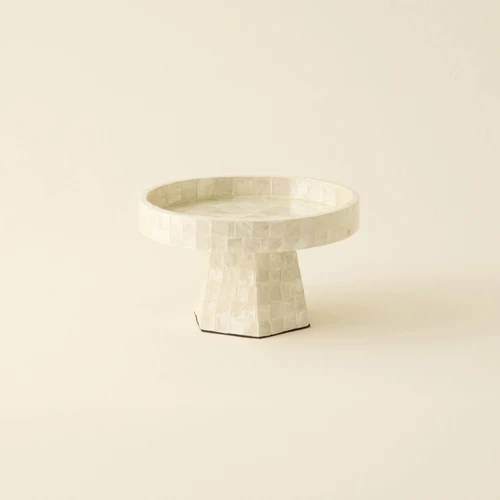 Karaca Home Carrie Ayaklı Dekoratif Tabak 22x13 cm 
