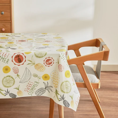  Karaca Home Luna Çiçekli Pvc Masa Örtüsü Sarı