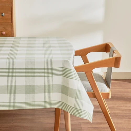 Karaca Home Luna Ekoseli Pvc Masa Örtüsü Yeşil