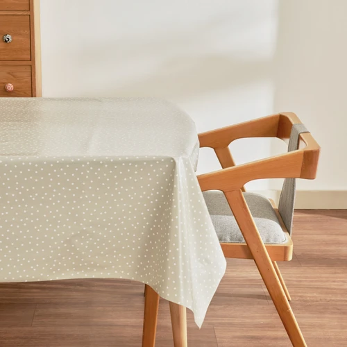 Karaca Home Luna Puantiyeli Pvc Masa Örtüsü Bej
