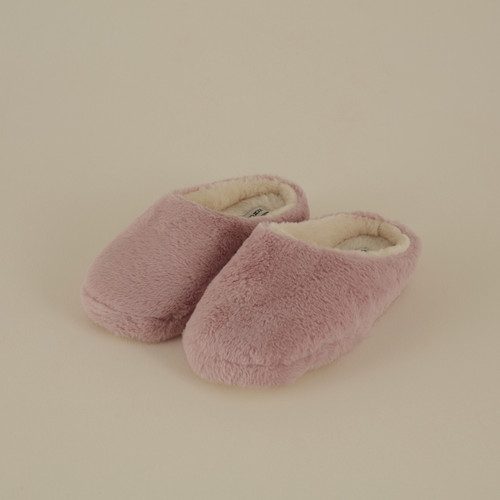 Karaca Home Cosy Peluş Kadın Ev Terliği 38-39 Numara Pembe/Beyaz