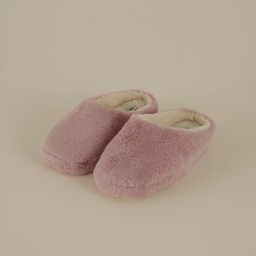 Karaca Home Cosy Peluş Kadın Ev Terliği 40-41 Numara Pembe/Beyaz