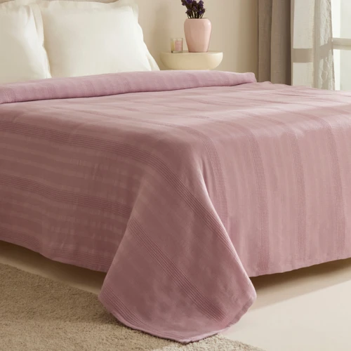 Karaca Home Layna Ecocell Çift Kişilik Tek Pike Mürdüm