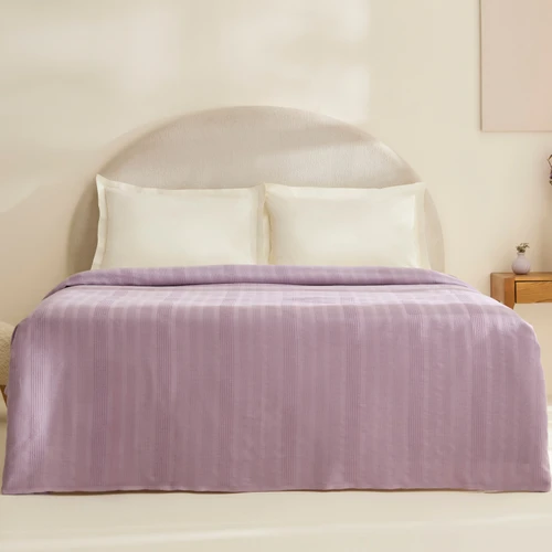 Karaca Home Layna Ecocell Çift Kişilik Tek Pike Lila 