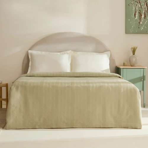 Karaca Home Layna Ecocell Çift Kişilik Tek Pike Yeşil