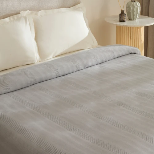 Karaca Home Layna Ecocell Çift Kişilik Tek Pike Gri