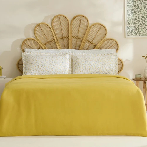 Karaca Home Lina Bambu Çift Kişilik Pike Takımı Sarı