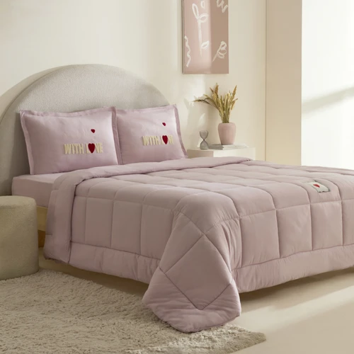 Karaca Home With Love Çift Kişilik Comfort Set Pembe