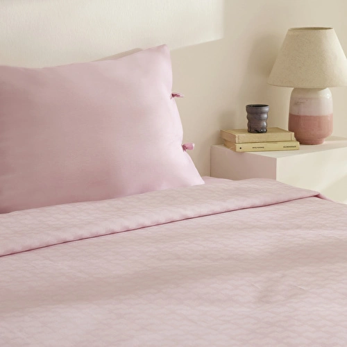 Karaca Home Sarra Britli Bambu Çift Kişilik Pike Takımı Pudra