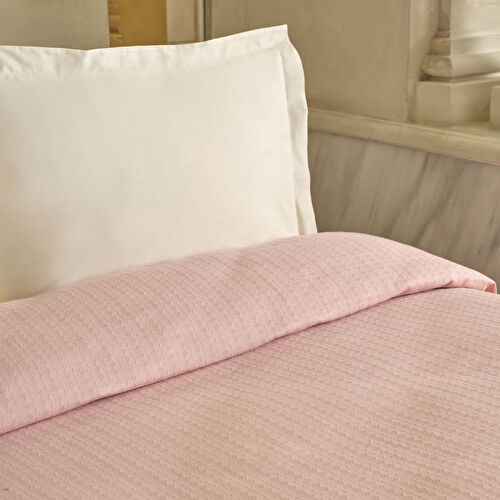 Karaca Home Lessie %100 Pamuk Fistolu Çift Kişilik Tek Pike Pudra Karaca Home Lessie %100 Pamuk Fistolu Çift Kişilik Tek Pike Pudra