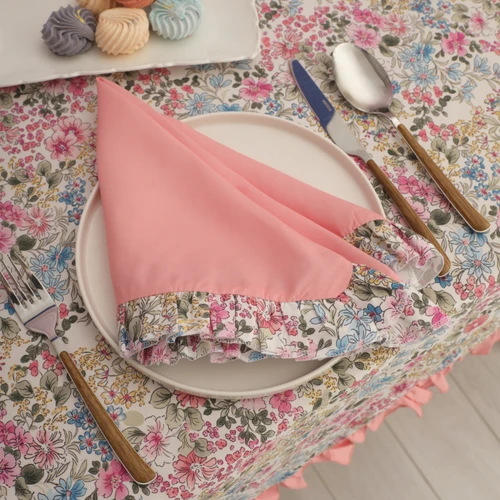 Karaca Home Alice 2'li Dertsiz Kumaş Peçete 45X45 cm Pembe