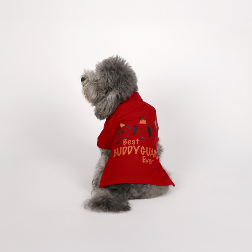 Karaca Home x Pati Best Buddyguard Ever T-Shirt S Beden Kırmızı