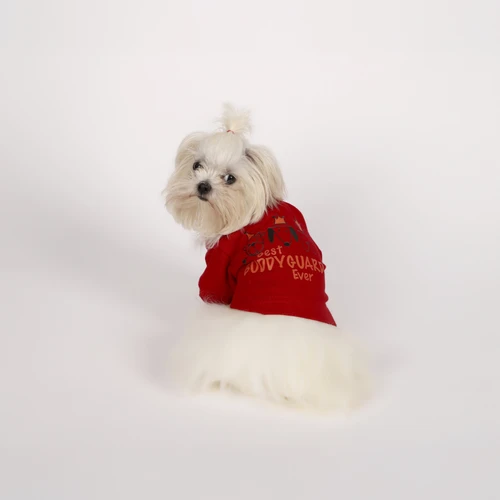 Karaca Home x Pati Best Buddyguard Ever T-Shirt XL Beden Kırmızı