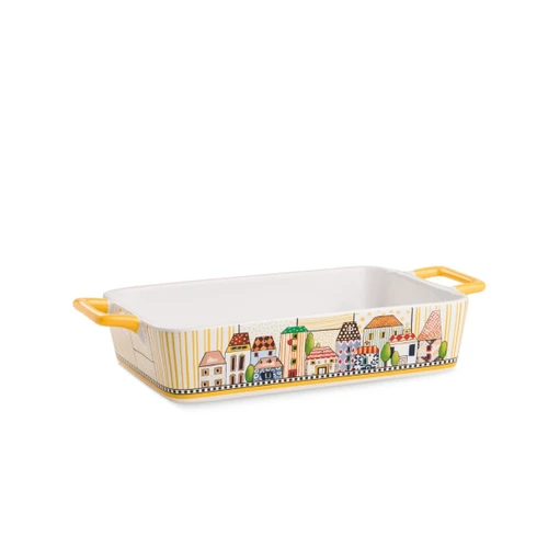 Egan Italy Paese Mio Fırın Kabı Sarı 34x19 cm
