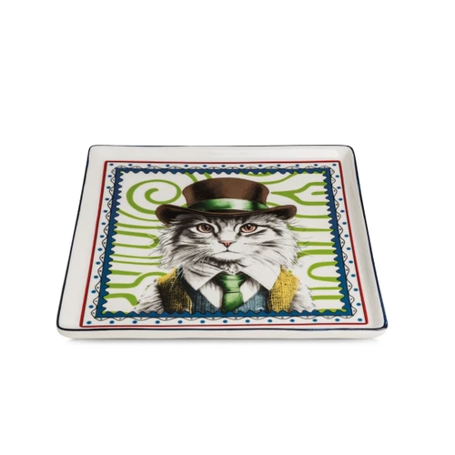 Egan Italy Kedi Desenli Tabak
