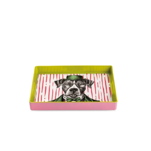 Egan Italy Human Köpek Desenli Tepsi 40x26 cm