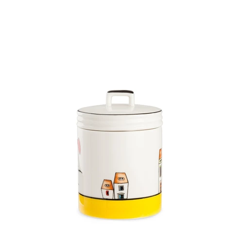 Egan Italy Le Casette Kavanoz Sarı 9x12 cm