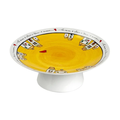 Egan Italy Le Casette Kek Standı Sarı 27x10 cm
