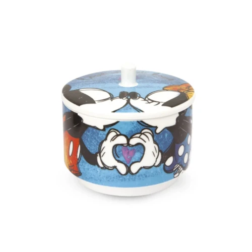 Egan Italy Mickey Mouse 2’li Fincan, Şekerlik , Amerikan Servis Seti Mavi