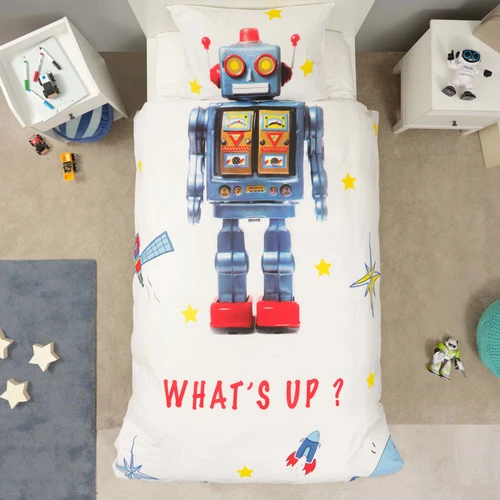 Karaca Home Young Robot %100 Pamuk Tek Kişilik Nevresim Takımı