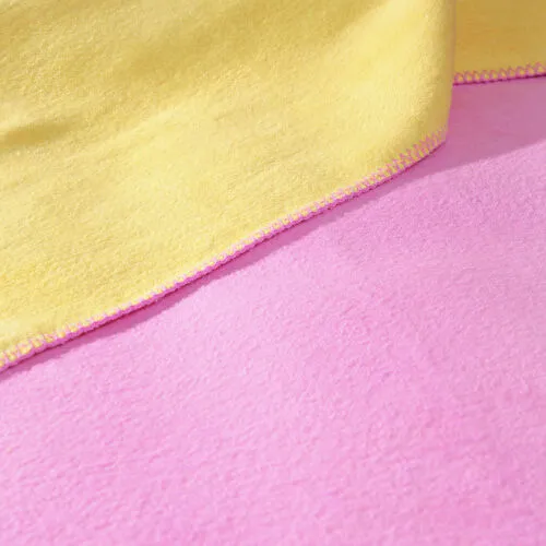 Karaca Home Young Candy Pembe-Sarı Double Face Tek Kişilik Battaniye