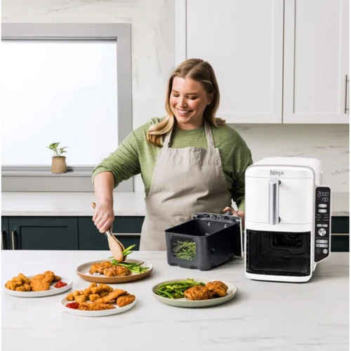 Ninja Double Stack Çift Hazneli XL Air Fryer Beyaz 9.5L 